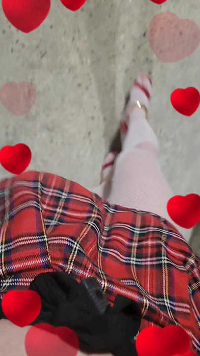 This slut of a student🛼Trav, almost gets caught dressed like a whore in the cellars Public. VaneSsaBiTCHx