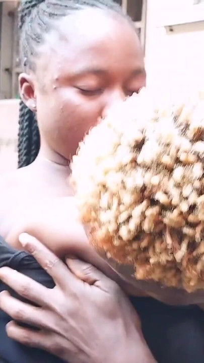 Got lonely in the village and was masturbating when an handsome street boy came by and satisfy my dick craving pussy | Clip 1