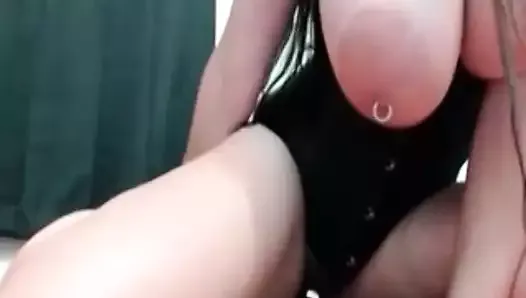 My Sexy Piercings Super busty babe with nipple rings