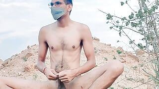Pakistanlı Panjabi eşcinsel erkekler boşalıyor