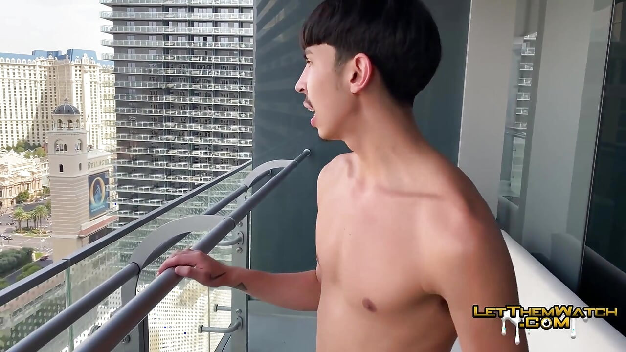 Public Balcony Fuck Juven Fucks Bareback
