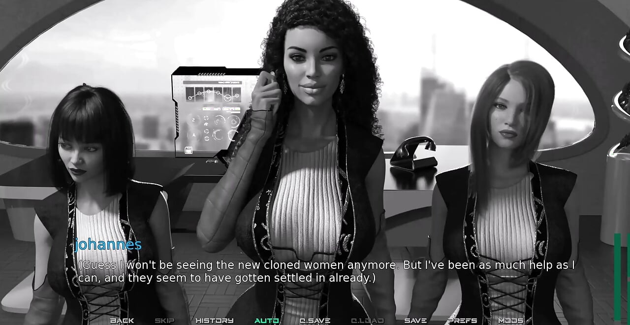 Follow the leader #2 the girls are touching each other