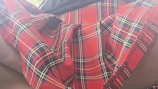 With the dildo in the forest - swiss girl