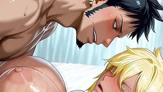 Law (OP) x Halibel (Bleach)