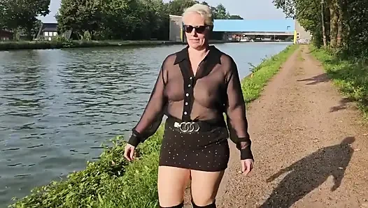 Fucked Myself with My Vibrator by the Mittelland Canal