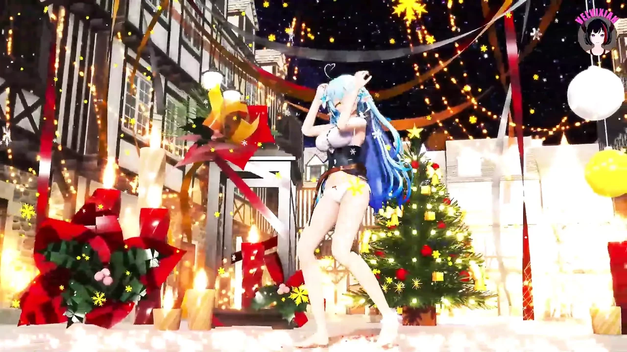 Sexy Teen Elf - Dancing With Cute White Panties + Gradual Undressing (3D HENTAI)