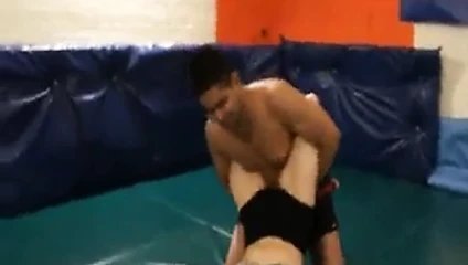 tough brunette makes tap out her weak contender