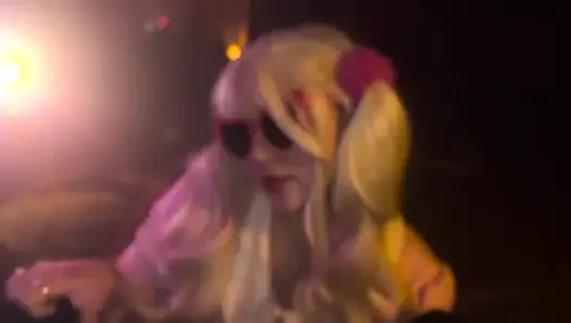 Spät in Der Nacht Handjob Und Gesichtsbesamung