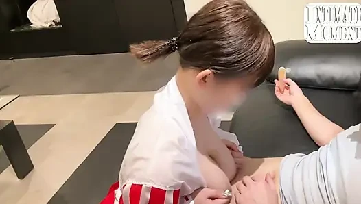 Busty Shrine Maiden Inspires Playful Training Challenging Restraint Through Devotion and Discipline Ritual Angle2