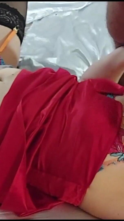 Must-see moment from "2407ss1(01) - French Amateur Slut, Clothed Sex, Satin Lingerie, Deepthroat, Rimming, Doggystyle,"