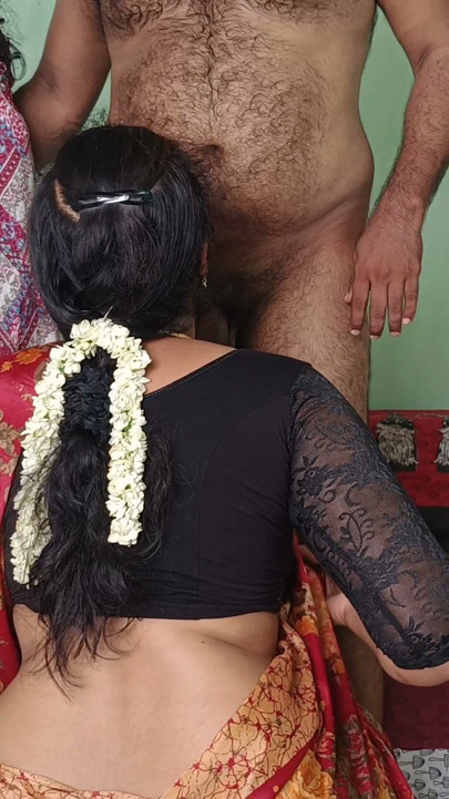 Hot married womens threesome romance with sister husband | Clip 2