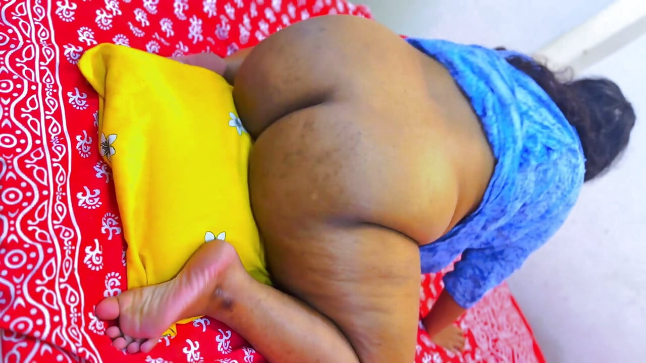 Arab Muslim Hot Maid Pillow Humping on Hotel Bed Then a Stranger Guy See Her Big Ass & Start Handjob