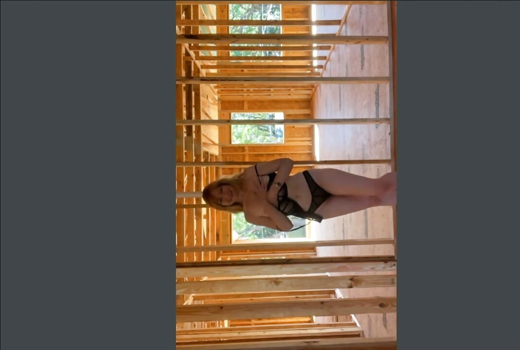 Risky Public Nudity + Orgasm At Construction Site