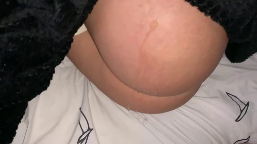 GREAT CUMSHOT WHILE RESTING IN BED TO MY MOTHER-IN-LAW