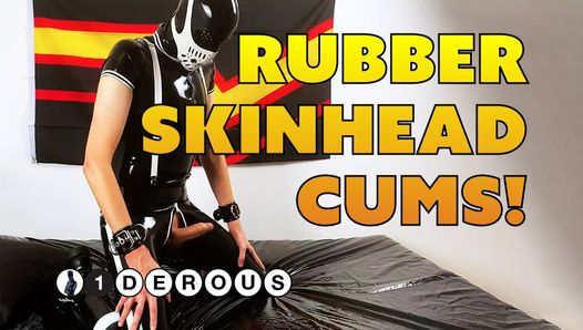 Rubber Skin Jacks Off!