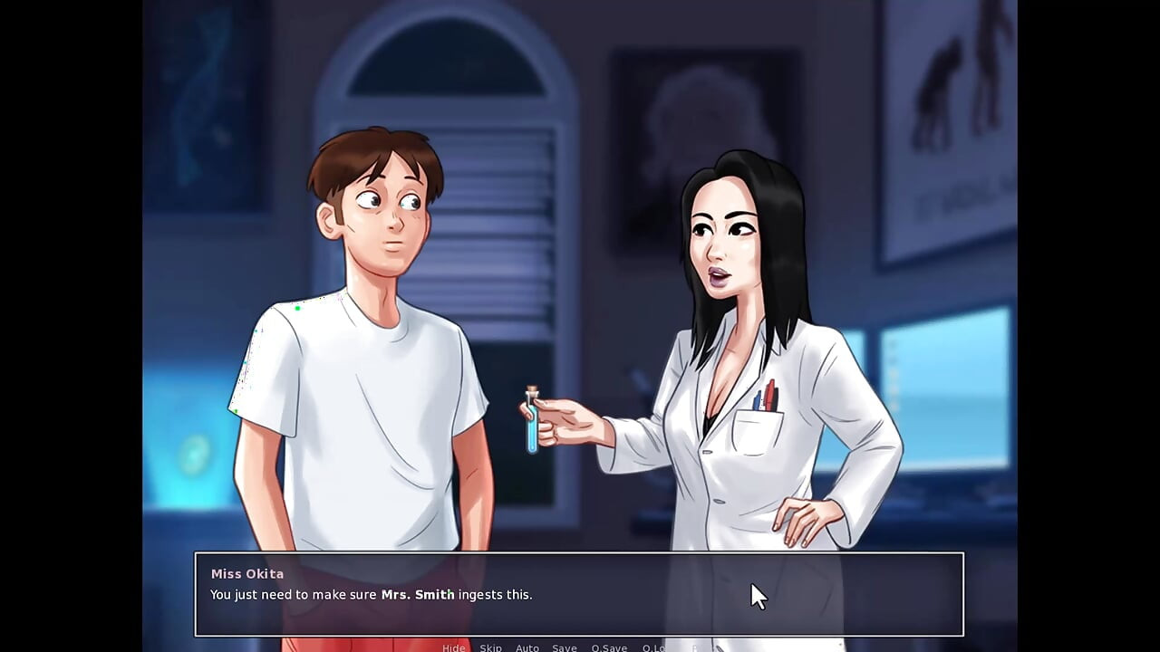 Summertime saga - Jenny me dio una paja en transmisión en vivo