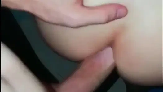 He Pulled His 20cm Dick Out of My Ass and Came on My Back