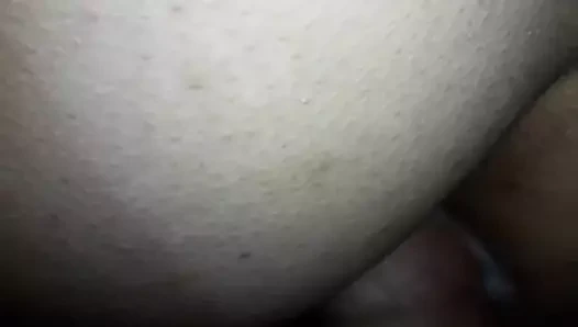 Creampie my lovely wife ass