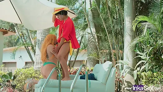 INKA SEX - Captain Luffy finds the treasure of ONE PIECE XXX in Nami's huge tits