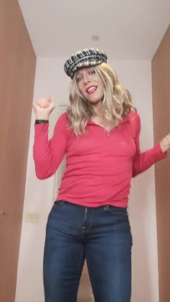 Memorable moment from "Trans Camelia cam compilation with anal plug and dildo"