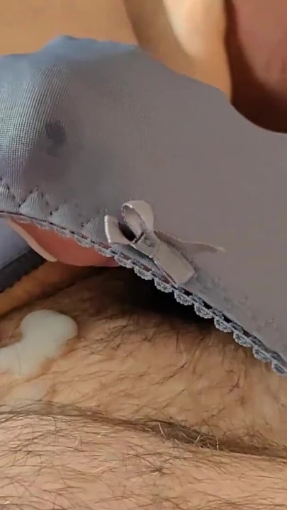 Powerful moment from "Vibrator Makes Me Cum In Panties - SlugsOfCumGuy"