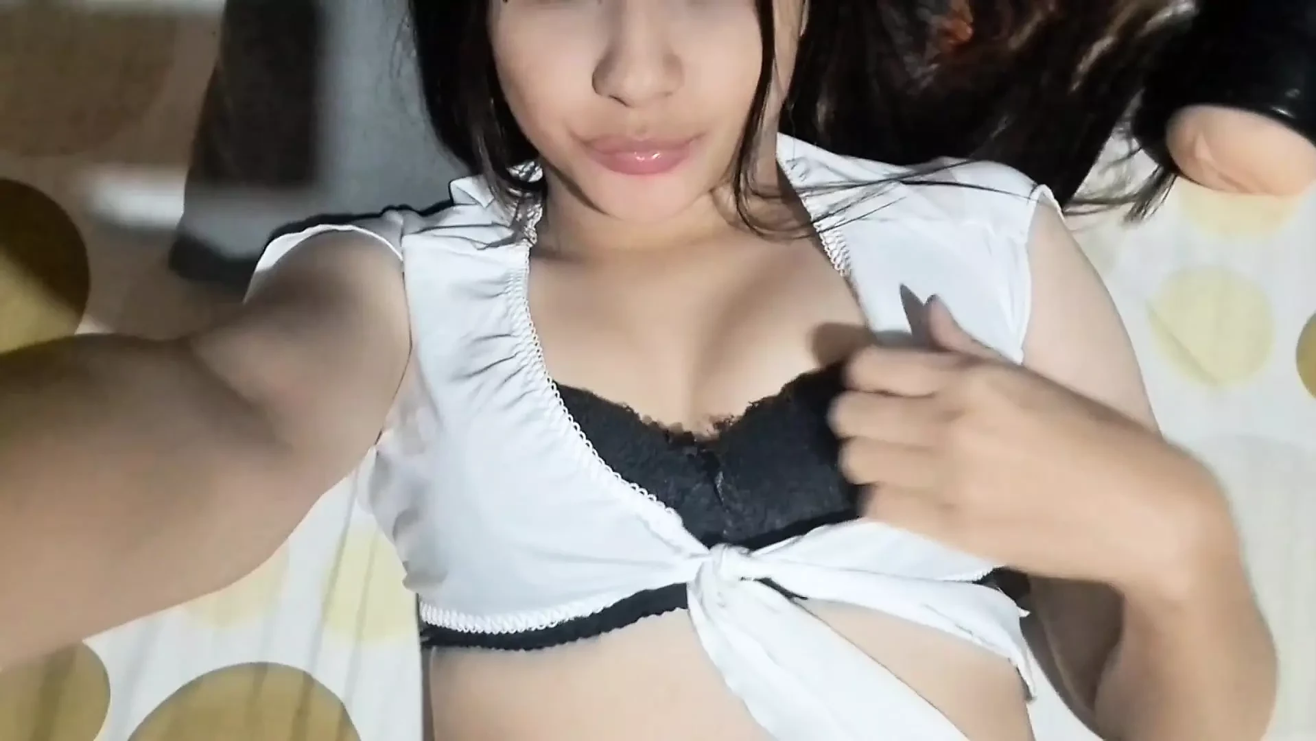Naughty college girl swallows it all and gets a hot cumshot