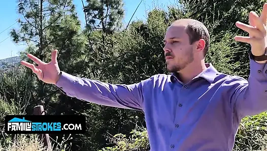 Pervy Step Uncle Returns and Corrupts Aria Banks With His Best Friend's Help