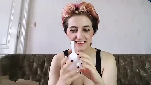 Unboxing , gaun seksi live