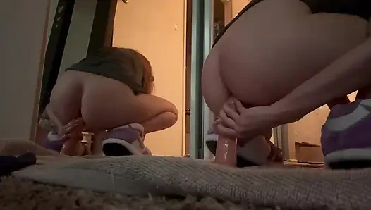 Muschispiele Analspiel und Rauchfetisch