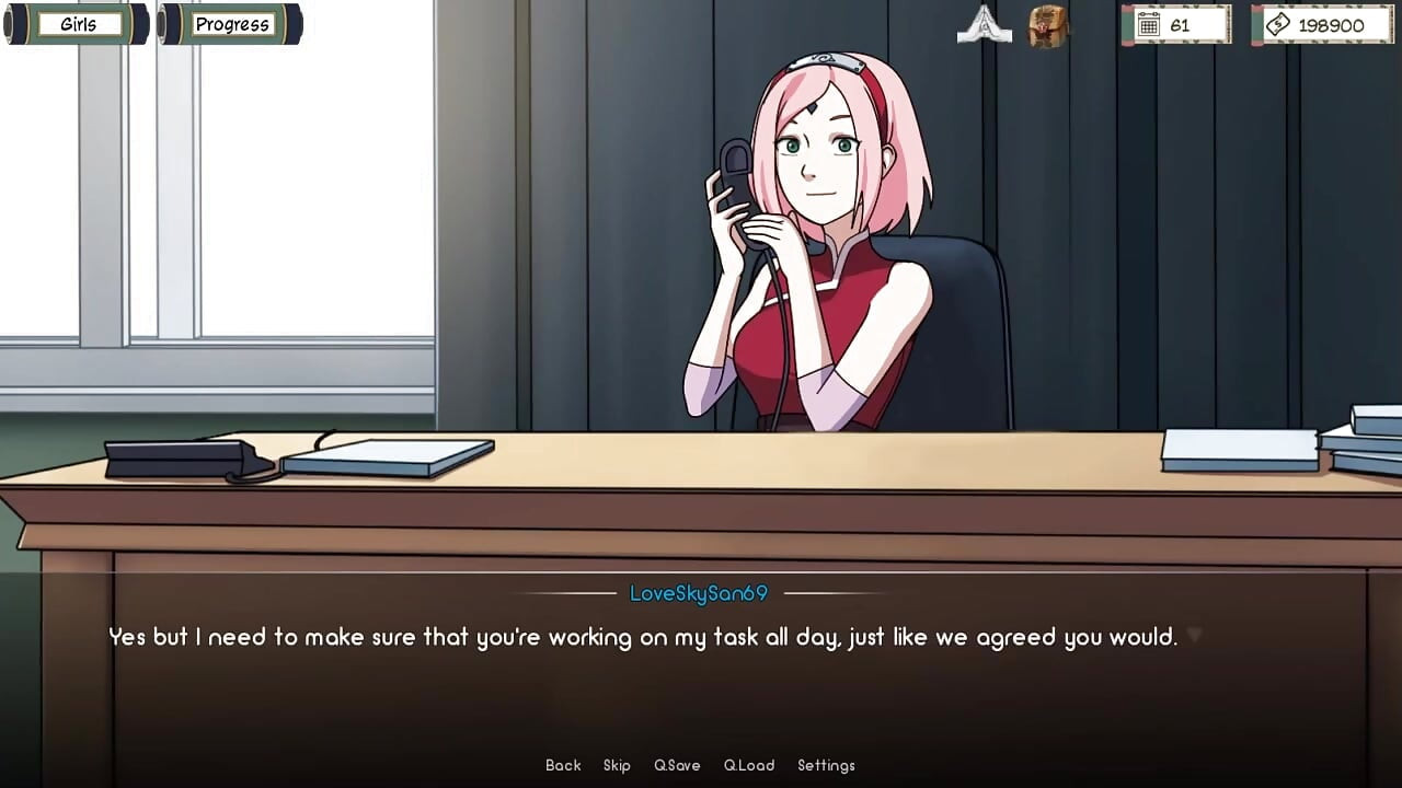 Kunoichi Trener - Naruto Trener v0.19.1 Dio 94 Napaljena Sakurin Vibrator od Loveskysan69