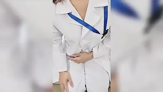 A Hot Vietnamese Nurse with a Great Figure Was Repeatedly Fucked by a Mysterious Stranger