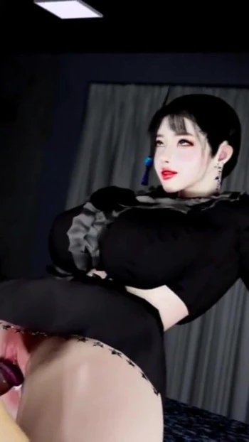 Captivating moment from "Beauty bigboob receptionist and the thief (Part 01) - Hentai 3D v406"