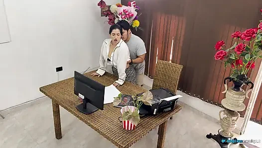 My wife watches me and watched me fuck my secretary in the office!