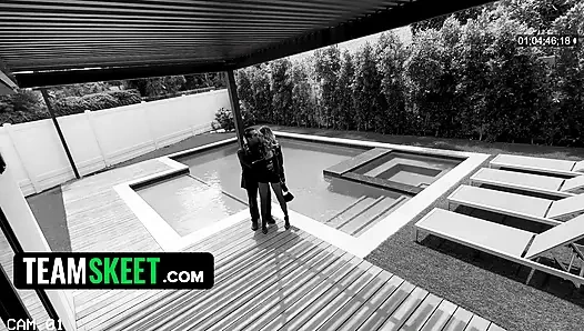 Kameralar Millie Morgan'ın Donnie Rock ile vahşi rastgele buluşmasını yakalıyor