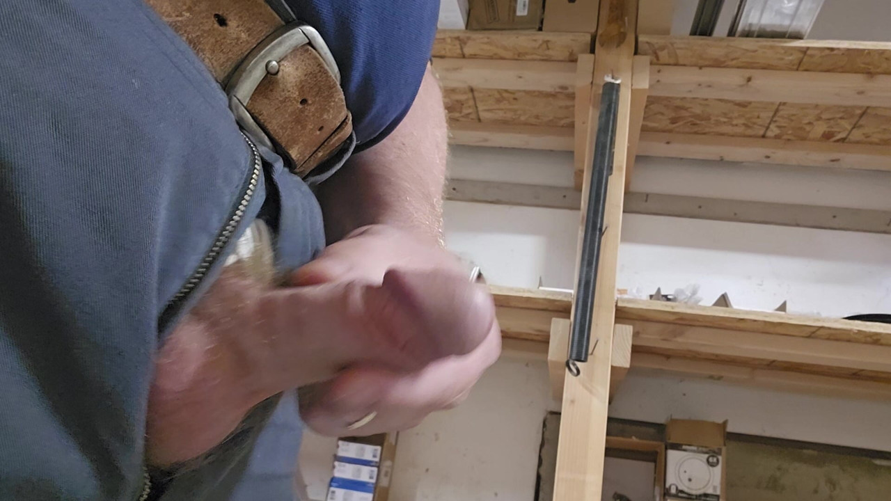Shooting a fat load on my break