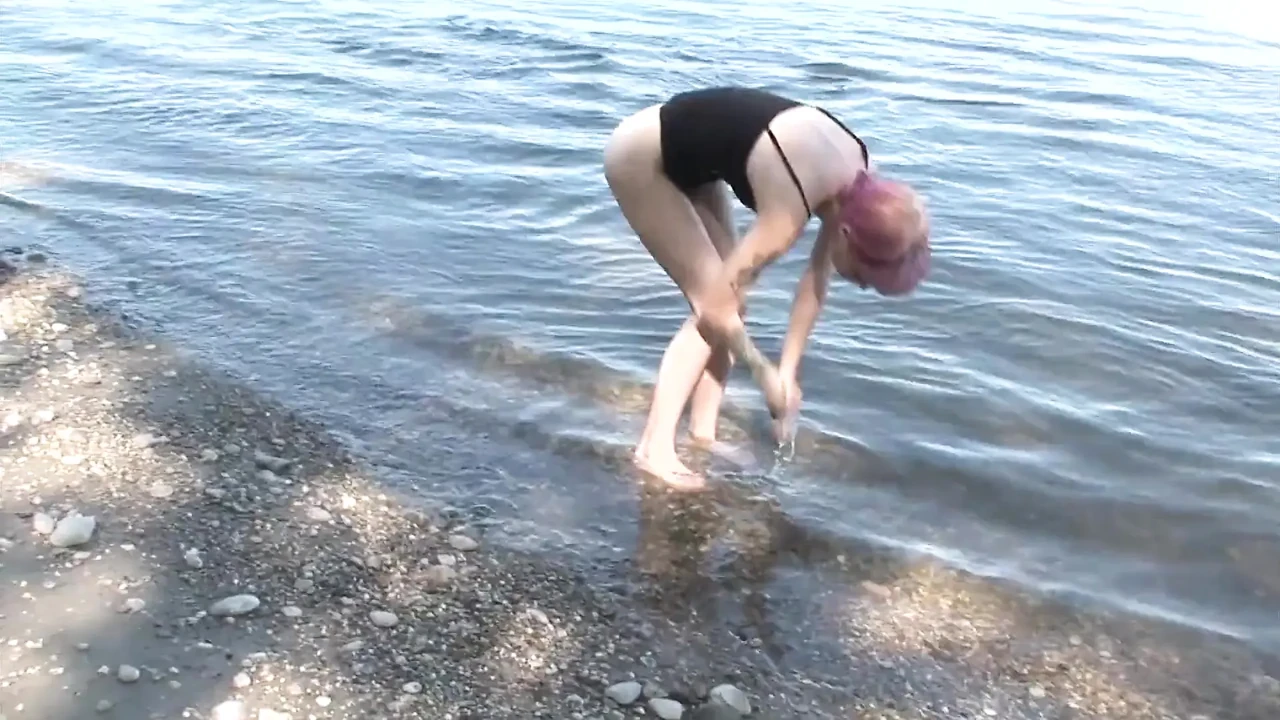 Young Rita River Side Casting