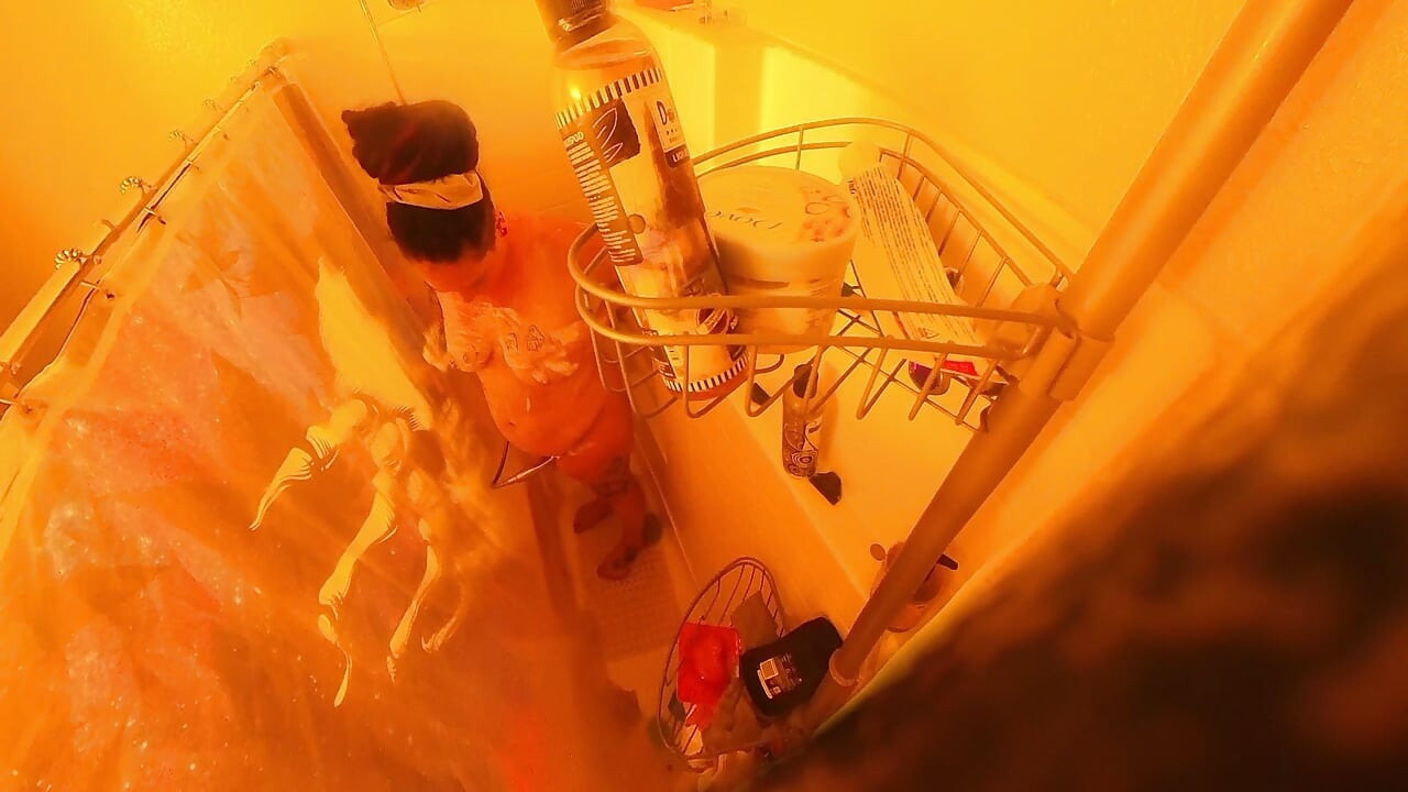 Stepson Catches Me in the Shower