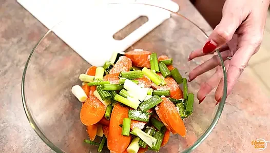 Pertunjukan memasak nudea - slammin' salmon