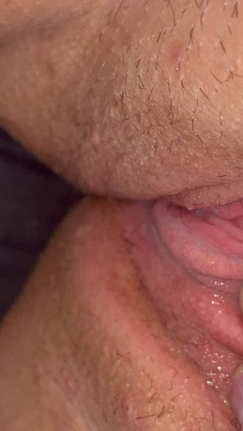 Solo play pounding pussy and cream squirt loud orgasm