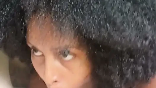 Intense Sex Without a Condom with a Hot Black