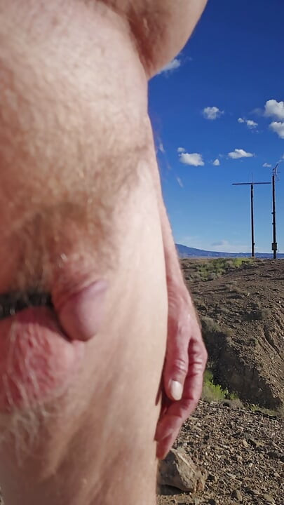 Nude at the Transmission Tower