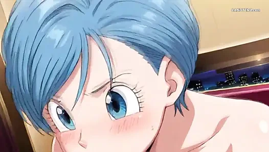 Идеальные губы Bulma, обернутые вокруг его члена - медленно, глубоко, страстно - Сгенерированно ИИ