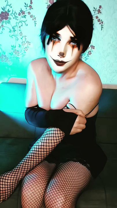 Party Mini Dress Sissy White Body Big Ass Big Butt Booty Crossdresser Femboy Lady boy Gay MTF LGBTQ | Clip 1
