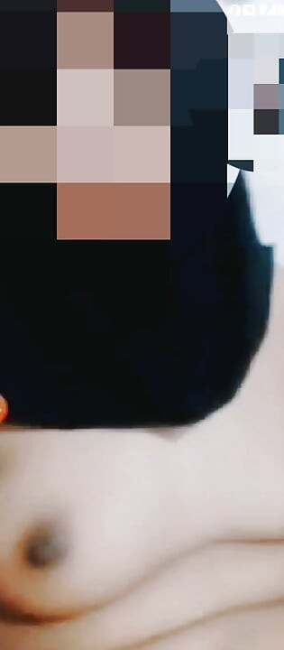 Skærmoptagelse af mobiltelefonvideoopkald med en andens kone del2