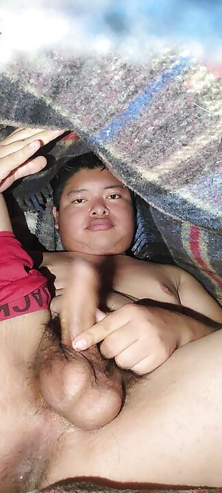 I'm without panties with a lot of hair in my balls