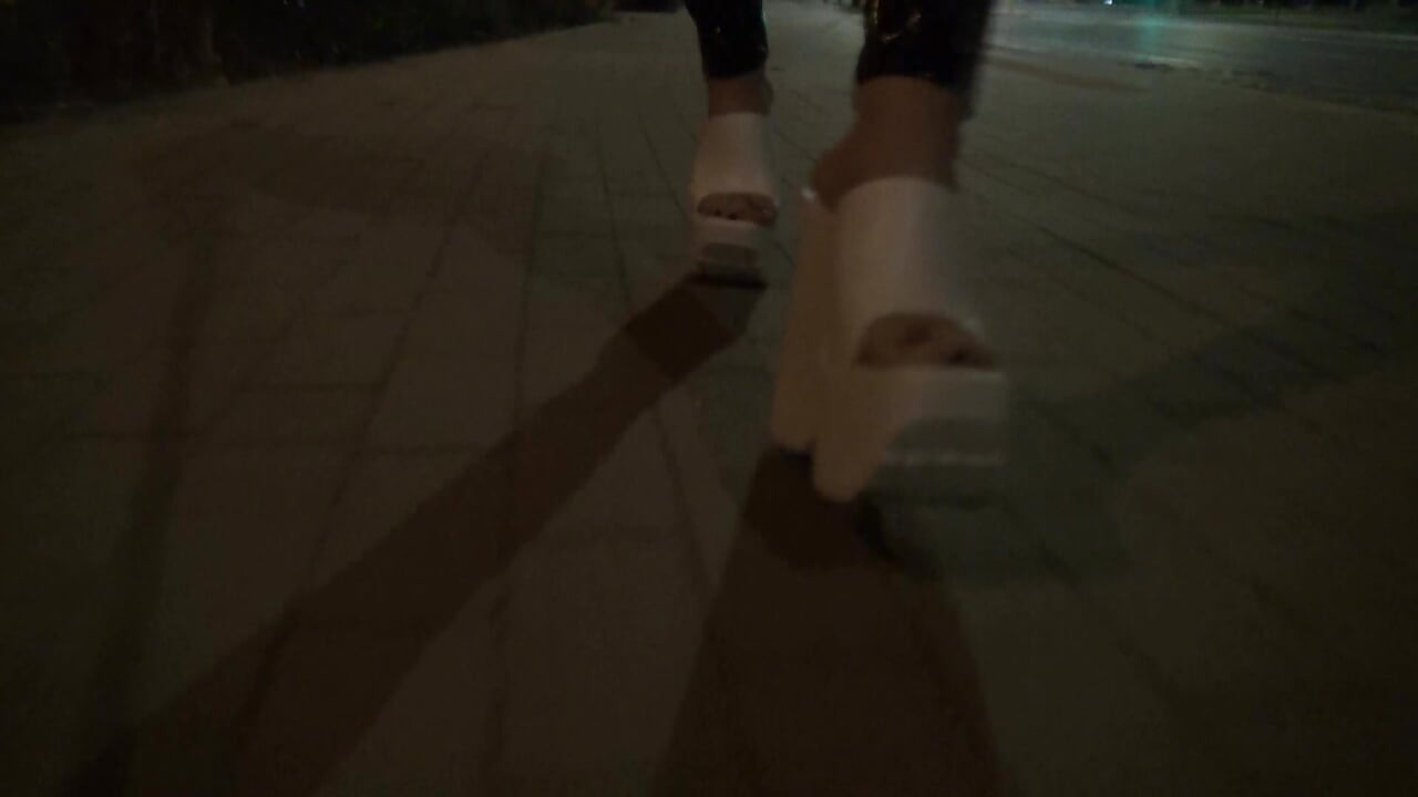 night walking - public crossdressing