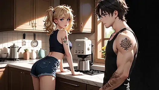 Step brother fuck me very hard