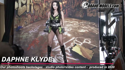 Backstage fotoshooting Daphne Klyde - erwachsener