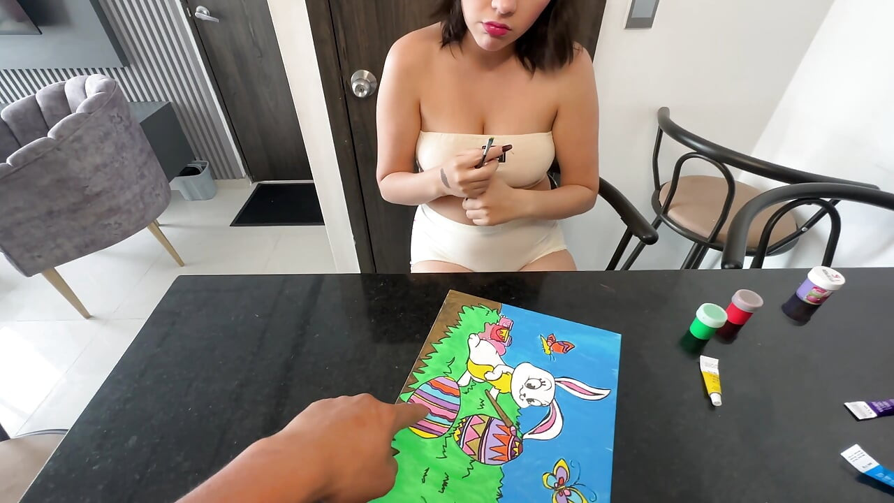 Horny Stepdad Reprimands His Small Ass Stepdaughter with a Hard Fuck.