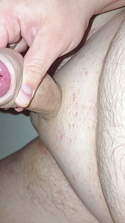 Pissing in white panties